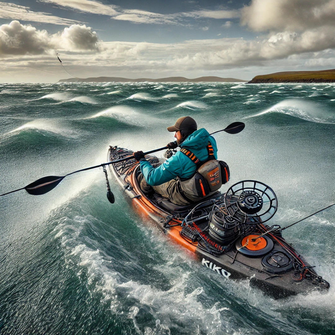 風が強い日でも釣果を伸ばす!カヤックでの「強風下釣行」テクニック