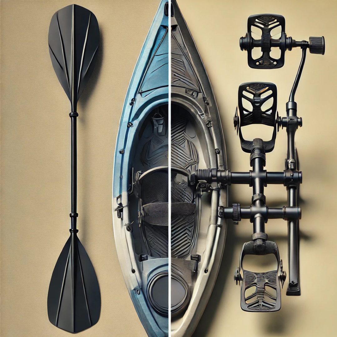 ペダル式 vs パドル式カヤック、釣りに最適なのはどっち?