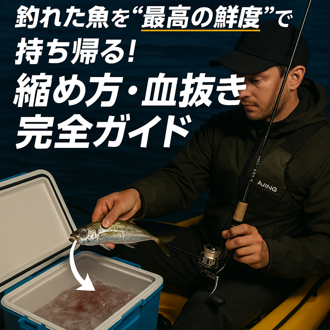 釣れた魚を鮮度抜群で持ち帰るための締め方・血抜きのやり方