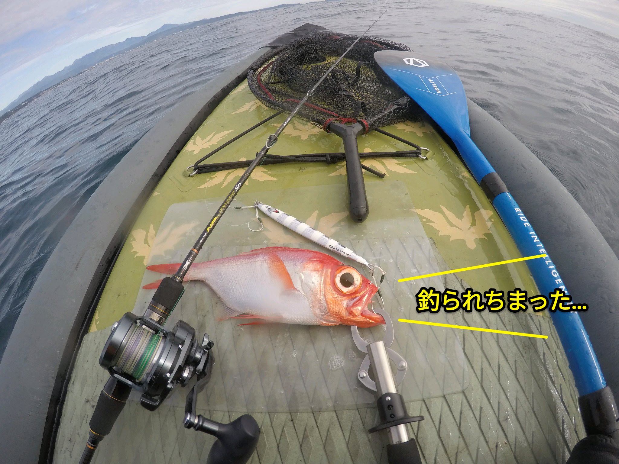 波の穏やかな場所を探してBixpyでSUPフィッシング!