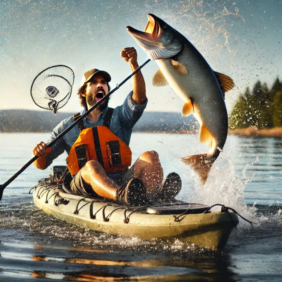 カヤックフィッシングのランディングが難しい!実体験から学ぶ確実に魚を取り込む方法