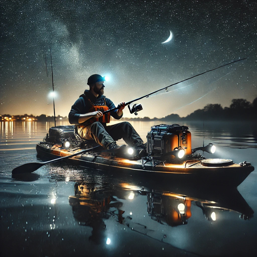カヤックでの夜釣り完全攻略!安全対策&ナイトゲームの釣果UPテク