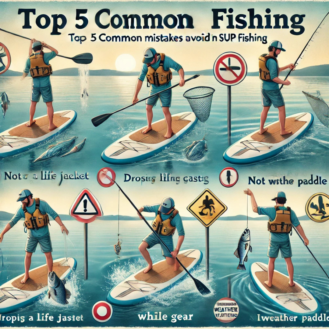 SUPフィッシングでやってはいけないNG行動5選(転倒&落水回避)