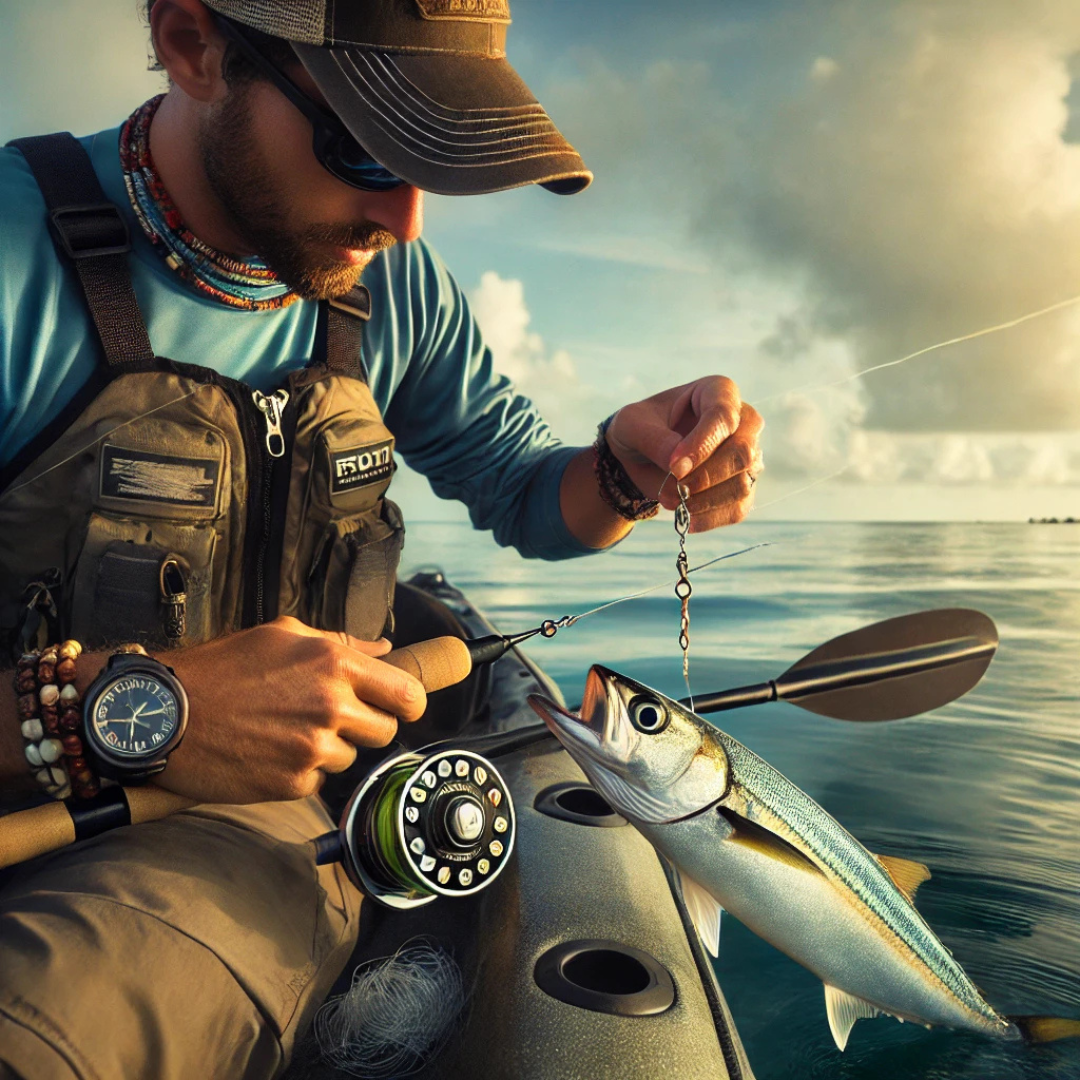 泳がせ釣りで狙う大型青物!ハリスの太さとエサの付け方