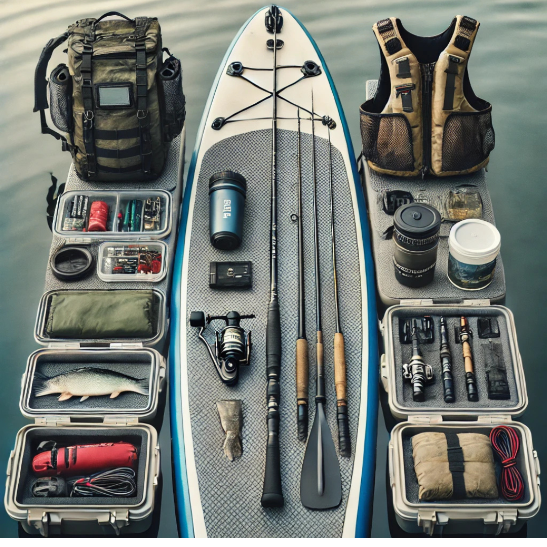 SUPのバランスを崩さずにルアーチェンジする方法&おすすめ道具配置