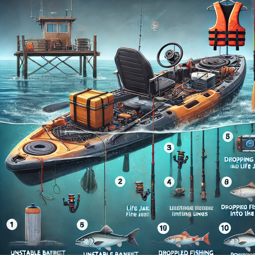 カヤックフィッシング初心者がやりがちなミスTOP10とその解決策