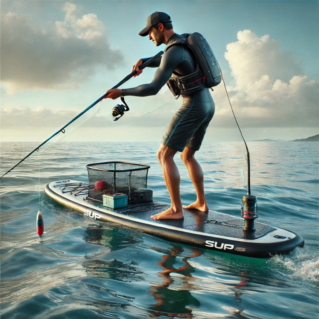 SUPフィッシング中に波やうねりに対応する方法!安定感を保つコツ