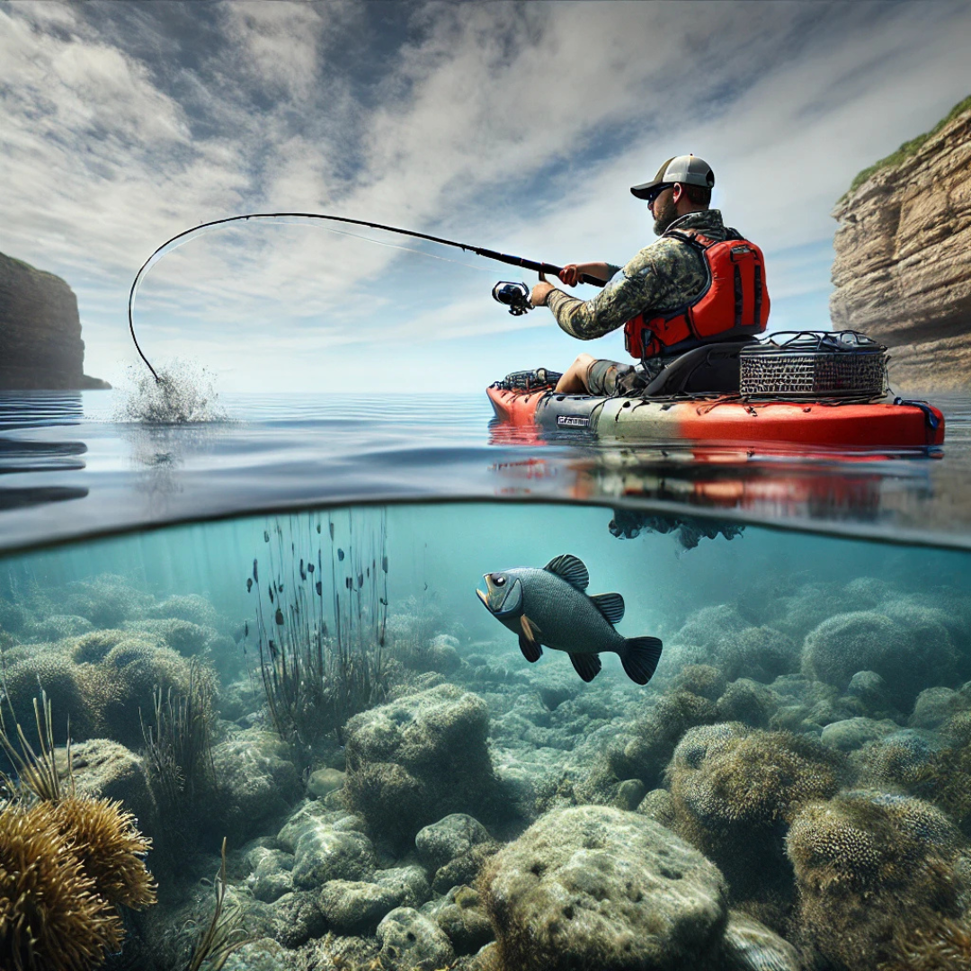 カヤックでのピンスポット攻略!「根魚狙いの精密キャストテクニック」