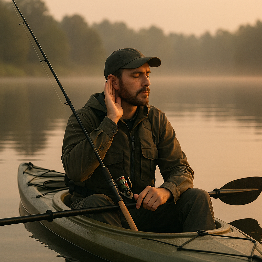 カヤックは“音の伝達装置”だった?船体の振動と魚の警戒心