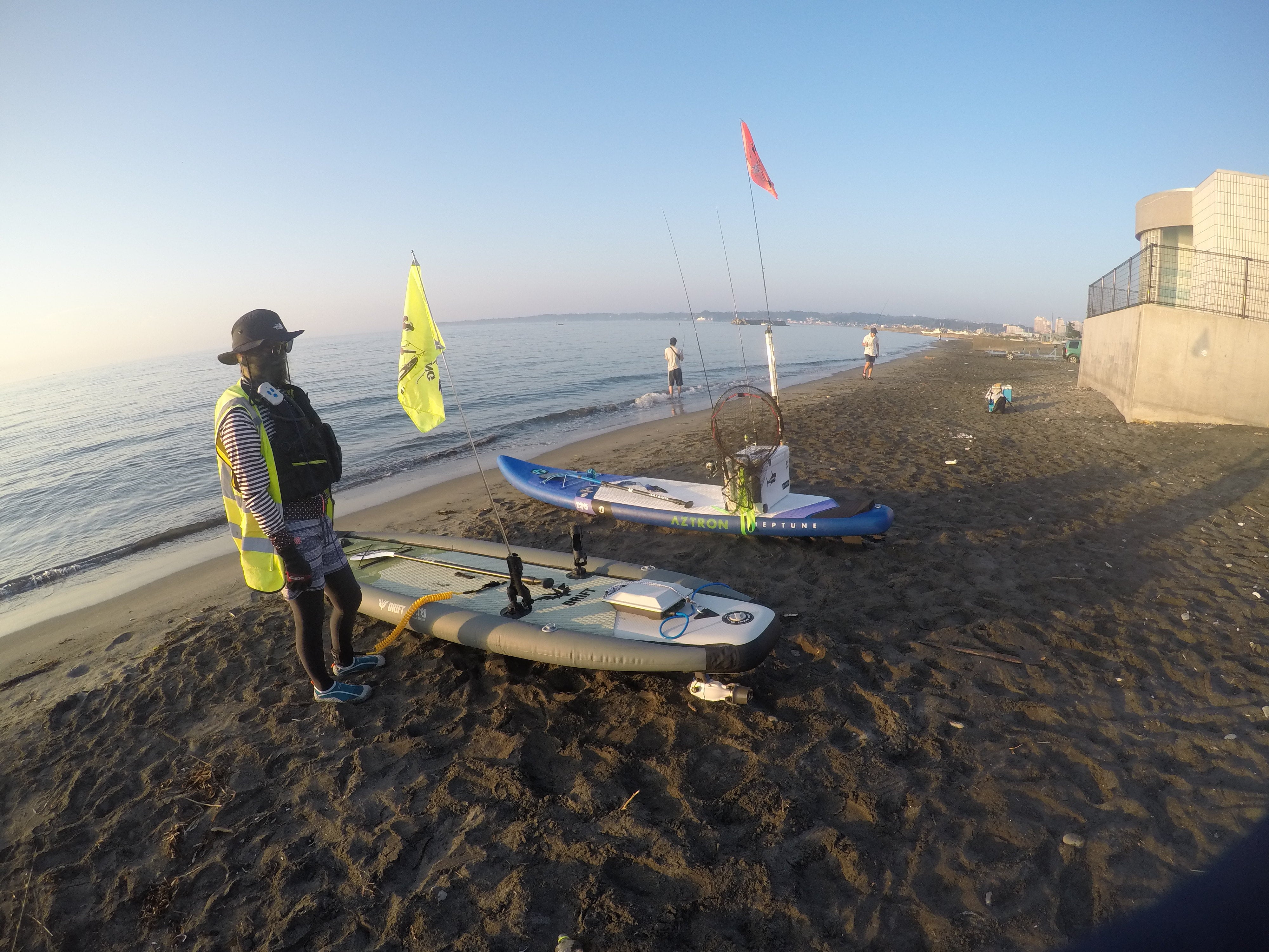 今日は妻と一緒にSUPフィッシングへ!