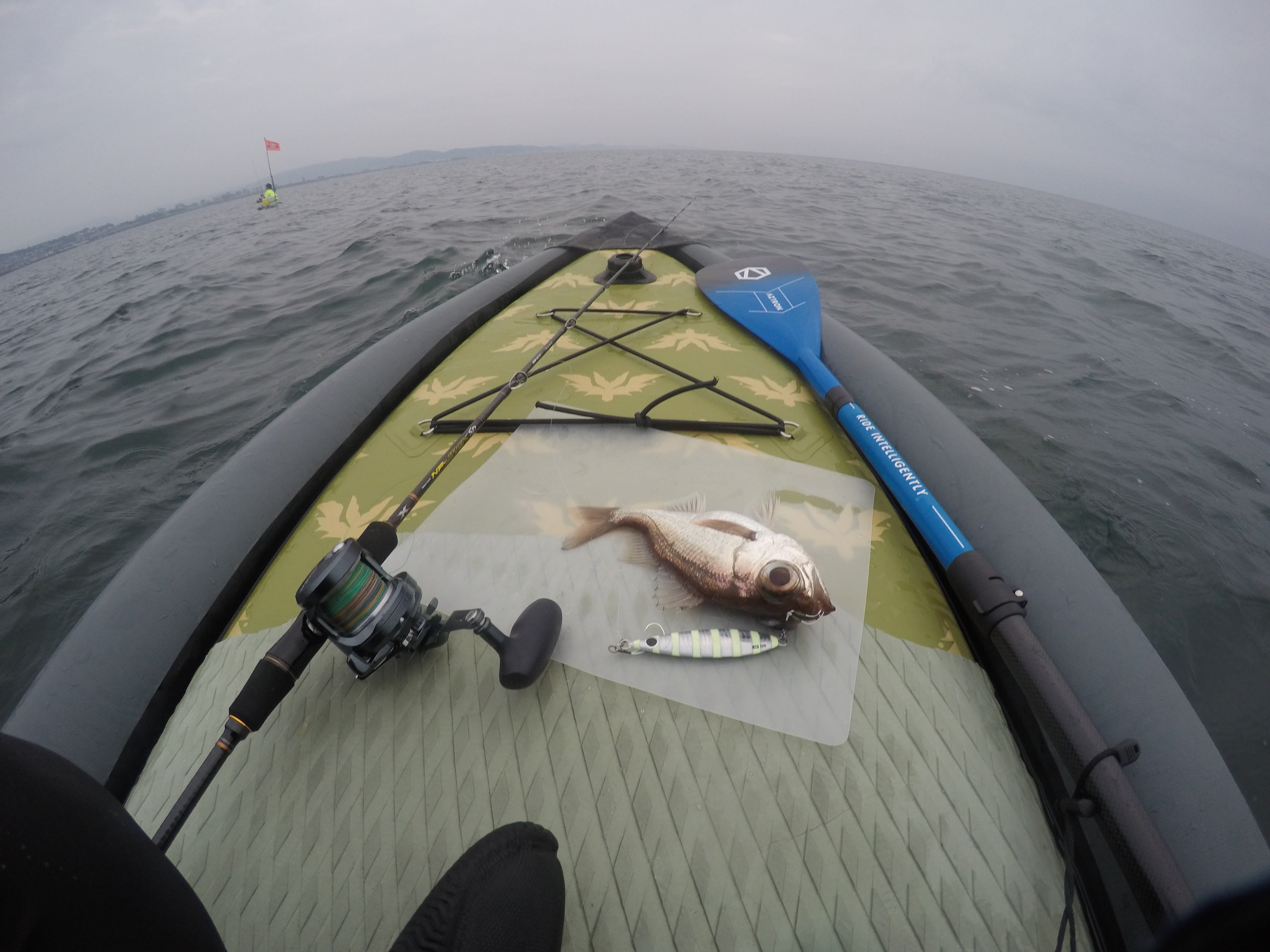 真夏のSUPフィッシング!水分量とバッテリー残ゲージにはご注意を