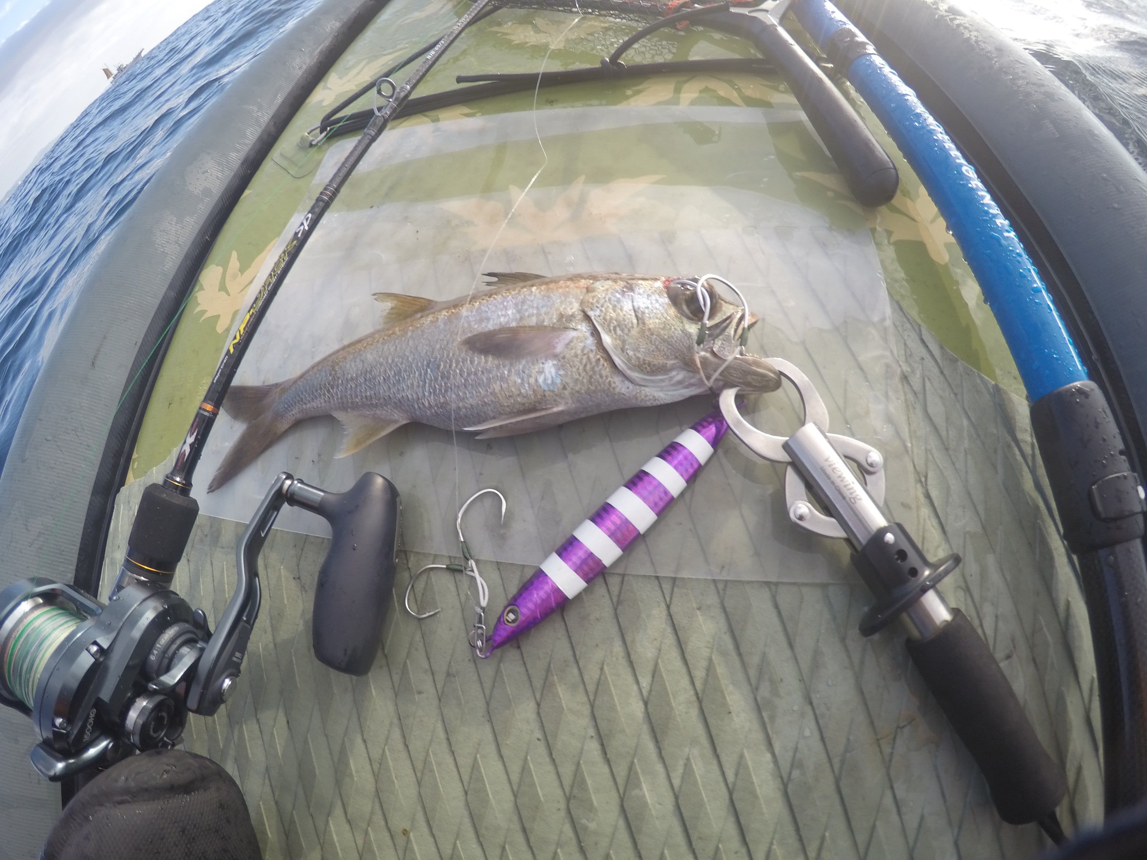 BixpyJetでSUPフィッシングの道場破り