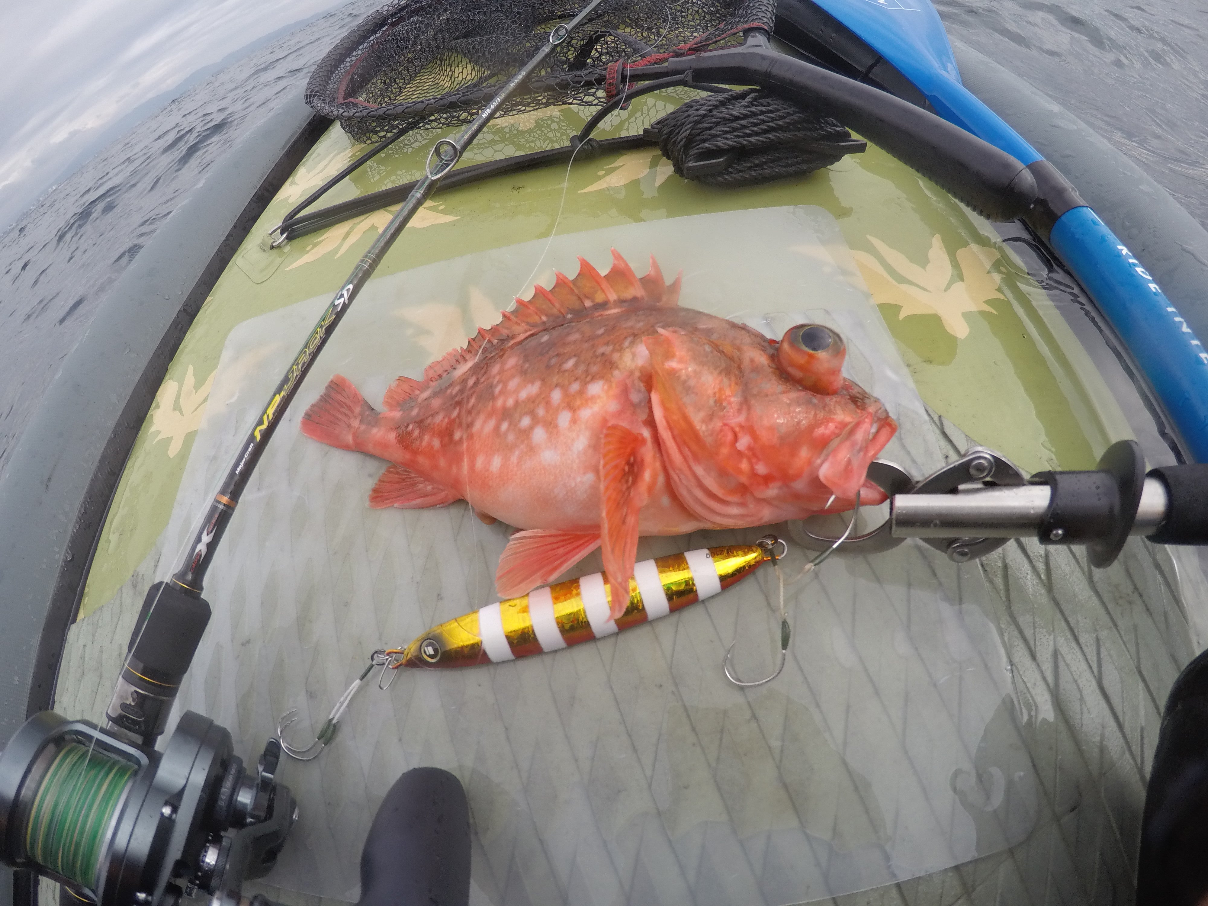 今日は潮が悪いけどbixpyでSUPフィッシング