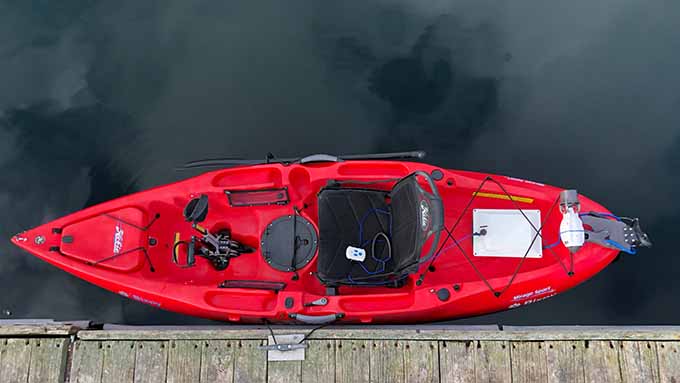 カヤックにBixpyJetを取付けました!