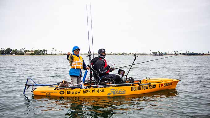 カヤックで海釣りしてきました。
