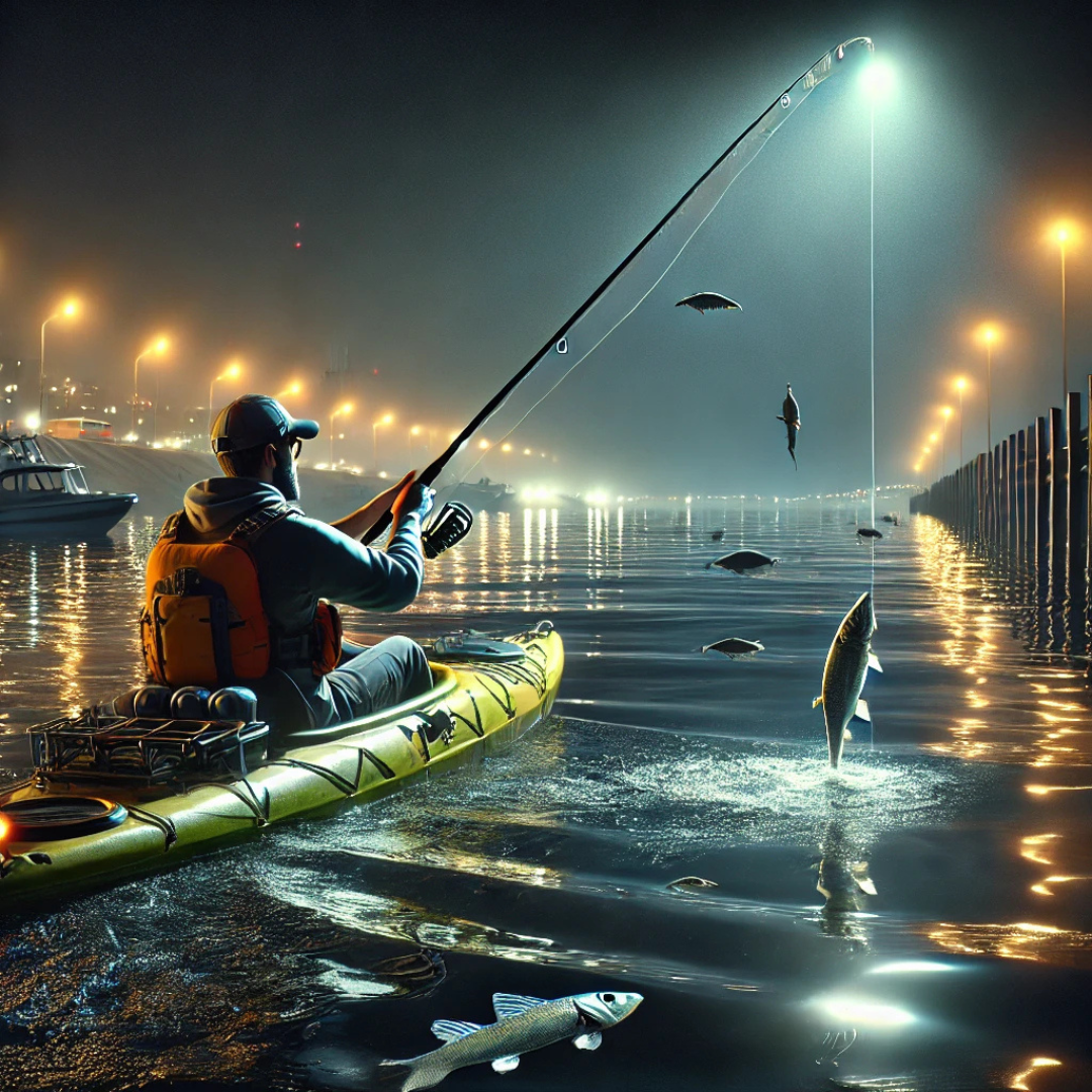 カヤックフィッシング×ナイトゲーム!夜の海での安全&釣果UPテクニック