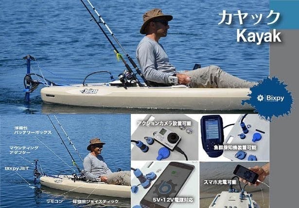 BIXPY ユニバーサルカヤック&カヌーアダプター (K-1、J-2兼用タイプ)